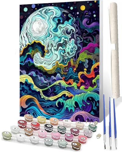 WMZPOY Malen nach Zahlen Erwachsene Bunte Landschaft 075 Der mit Farbige Berührung Digitale Malerei Malen nach Zahlen Kits für Erwachsene Malerei Kunsthandwerk 16x20 WMZPOY Malen nach Zahlen Erwachsene Bunte Landschaft 075 Der mit Farbige Berührung Digitale Malerei Malen nach Zahlen Kits für Erwachsene Malerei Kunsthandwerk 16x20 von WMZPOY