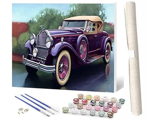 WMZPOY Malen nach Zahlen Erwachsene DIY Malen nach Zahlen Set ohne Rahmen inklusive Pinsel und Acrylfarben Oldtimer DIY für Home Wall Decor 40 x 50cm Rahmenlos WMZPOY Malen nach Zahlen Erwachsene DIY Malen nach Zahlen Set ohne Rahmen inklusive Pinsel und Acrylfarben Oldtimer DIY für Home Wall Decor 40 x 50cm Rahmenlos von WMZPOY