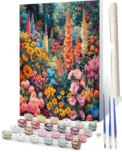 WMZPOY Malen nach Zahlen Erwachsene Farbige Blumen 093 Der mit Farbige Berührung Digitale Malerei Malen nach Zahlen Kits für Erwachsene Malerei Kunsthandwerk 16x20 WMZPOY Malen nach Zahlen Erwachsene Farbige Blumen 093 Der mit Farbige Berührung Digitale Malerei Malen nach Zahlen Kits für Erwachsene Malerei Kunsthandwerk 16x20 von WMZPOY