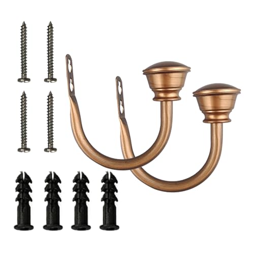 2pcs Dekorative Vorhang Holdbacks Metall Vorhangstarbe Für Die Einfache Installation Und Fensterpräsentation 2pcs Dekorative Vorhang Holdbacks Metall Vorhangstarbe Für Die Einfache Installation Und Fensterpräsentation von WNXGNHO
