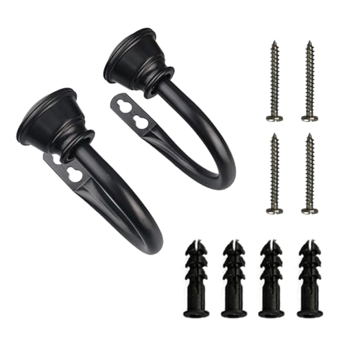 2pcs Dekorative Vorhang Holdbacks Metall Vorhangstarbe Für Die Einfache Installation Und Fensterpräsentation 2pcs Dekorative Vorhang Holdbacks Metall Vorhangstarbe Für Die Einfache Installation Und Fensterpräsentation von WNXGNHO