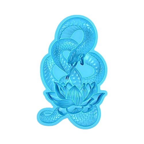 Lotuses Schlangenwand Hanging Ornament Epoxidharz Schimmel Wohnzimmer Wand Dekore Desktop Spirit Snake Silikonform Lotuses Schlangenwand Hanging Ornament Epoxidharz Schimmel Wohnzimmer Wand Dekore Desktop Spirit Snake Silikonform von WNXGNHO