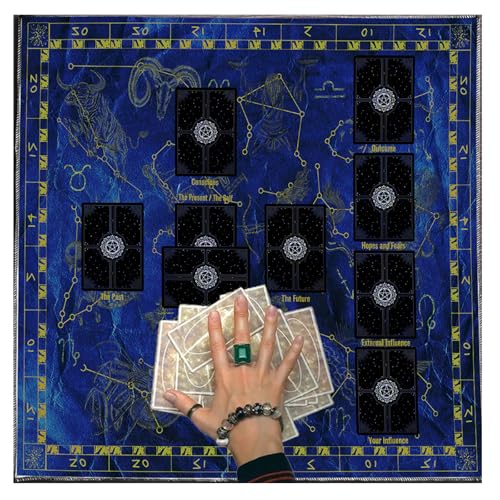WNXGNHO Divinations Tischdecke Lesekarte Astrologys Tarot Karte Tischdecke Altars Stoff Givinationen Brettspielzubehör WNXGNHO Divinations Tischdecke Lesekarte Astrologys Tarot Karte Tischdecke Altars Stoff Givinationen Brettspielzubehör von WNXGNHO