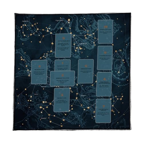 WNXGNHO Divinations Tischdecke Lesekarte Astrologys Tarot Karte Tischdecke Altars Stoff Givinationen Brettspielzubehör WNXGNHO Divinations Tischdecke Lesekarte Astrologys Tarot Karte Tischdecke Altars Stoff Givinationen Brettspielzubehör von WNXGNHO