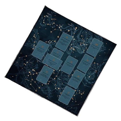 WNXGNHO Divinations Tischdecke Lesekarte Astrologys Tarot Karte Tischdecke Altars Stoff Givinationen Brettspielzubehör WNXGNHO Divinations Tischdecke Lesekarte Astrologys Tarot Karte Tischdecke Altars Stoff Givinationen Brettspielzubehör von WNXGNHO