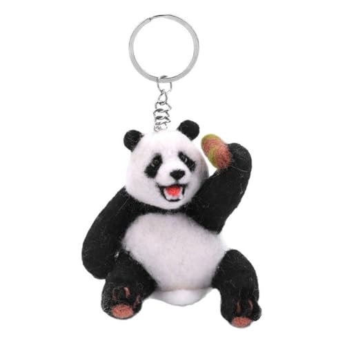 WNXGNHO Little Panda Nadel Felting Set Panda Animal Woll Felted Set Mit Anweisungen Feltze Nadel Wolle Roving Holzgriff WNXGNHO Little Panda Nadel Felting Set Panda Animal Woll Felted Set Mit Anweisungen Feltze Nadel Wolle Roving Holzgriff von WNXGNHO