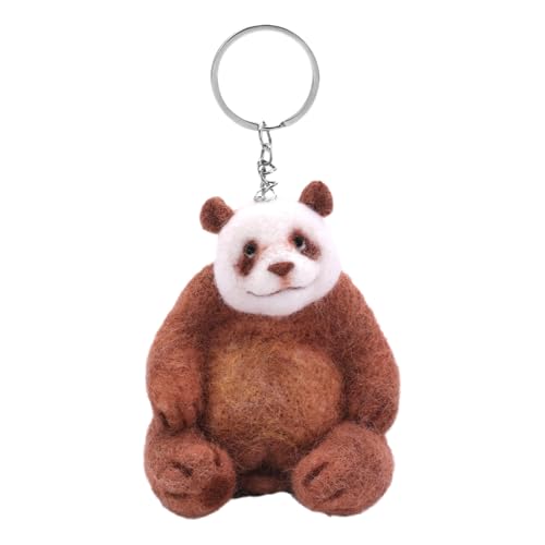 WNXGNHO Little Panda Nadel Felting Set Panda Animal Woll Felted Set Mit Anweisungen Feltze Nadel Wolle Roving Holzgriff WNXGNHO Little Panda Nadel Felting Set Panda Animal Woll Felted Set Mit Anweisungen Feltze Nadel Wolle Roving Holzgriff von WNXGNHO