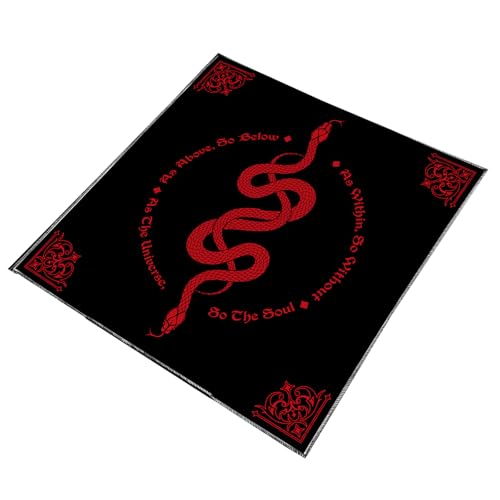 WNXGNHO Schmetterlingsblumen Tarot Karte Tischdecke Meditationen Stoffpsychische Lesematten Für Leser Und Energiearbeit von WNXGNHO