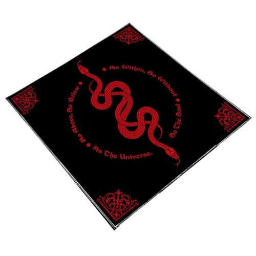 WNXGNHO Schmetterlingsblumen Tarot Karte Tischdecke Meditationen Stoffpsychische Lesematten Für Leser Und Energiearbeit von WNXGNHO