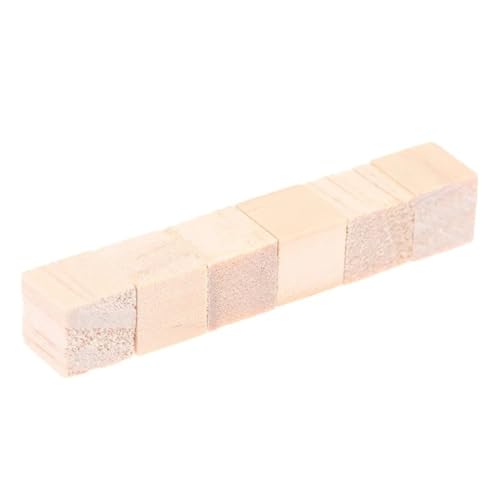 WOATOHO 100 Stück unbehandelte 1 cm große quadratische Holzblöcke, Naturholz-Bastelwürfel for DIY-Projekte und Puzzleherstellung WOATOHO 100 Stück unbehandelte 1 cm große quadratische Holzblöcke, Naturholz-Bastelwürfel for DIY-Projekte und Puzzleherstellung von WOATOHO
