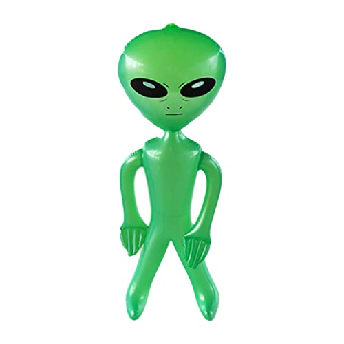 Aufblasbares Alien-Aufblasbares Spielzeug für Alien-Party, lebendiges aufblasbares Spielzeug, Halloween-Dekorationen, 35 Zoll Alien-Partydekorationen für Dekorationen von WOBBLO