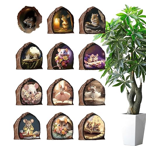 Wandaufkleber, Mausloch – Lustige Kunst, Wanddekoration, selbstklebend, Abziehbild, Wanddekoration, Kinderzimmer, niedlich, Aufkleber Wobblo Wandaufkleber, Mausloch – Lustige Kunst, Wanddekoration, selbstklebend, Abziehbild, Wanddekoration, Kinderzimmer, niedlich, Aufkleber Wobblo von WOBBLO