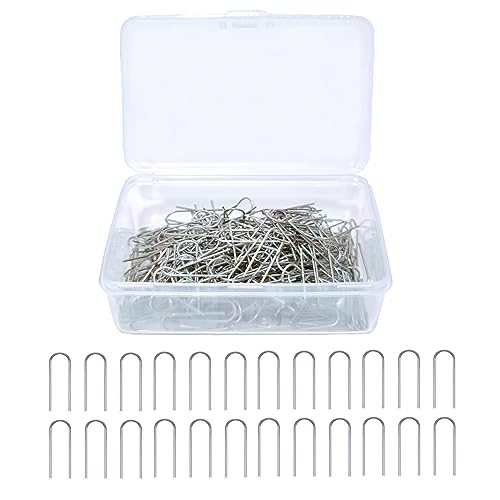 300 Stück Hochtemperatur-Nichromdraht-Binderinge für Keramik-Ornamente, Glasprojekte, Porzellan und Steingut, Drahtdurchmesser 21 Gauge, mit Kunststoff-Aufbewahrungsbox 300 Stück Hochtemperatur-Nichromdraht-Binderinge für Keramik-Ornamente, Glasprojekte, Porzellan und Steingut, Drahtdurchmesser 21 Gauge, mit Kunststoff-Aufbewahrungsbox von WOBBON