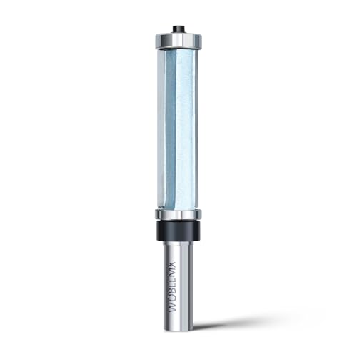WOBLLMX 12mm Schaft 3 Flutes Bündigfräser,Oben und Unten Kugellager,Ø19mm Arbeitslänge 76mm,Hartmetall Klinge Handlich langlebig und scharf für Holzbearbeitung DIY zu Hause WOBLLMX 12mm Schaft 3 Flutes Bündigfräser,Oben und Unten Kugellager,Ø19mm Arbeitslänge 76mm,Hartmetall Klinge Handlich langlebig und scharf für Holzbearbeitung DIY zu Hause von WOBLLMX