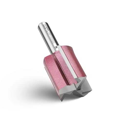 WOBLLMX 3 Klingen Nutfräser 8mm Schaft,Ø25mm Arbeitslänge 30mm Professional Hartmetall Bestückt Nutfräser Standard für Holz Dichteplatte Zubehör Handfräse von WOBLLMX