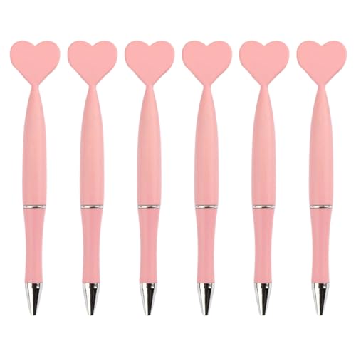 6 x Set herzförmige Kugelschreiber, Journaling-Stifte 1,0 mm, Schreibwaren für Studenten 6 x Set herzförmige Kugelschreiber, Journaling-Stifte 1,0 mm, Schreibwaren für Studenten von WOEIFGV
