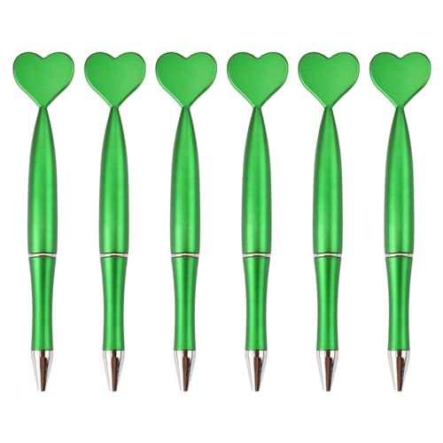 6 x Set herzförmige Kugelschreiber, Journaling-Stifte 1,0 mm, Schreibwaren für Studenten 6 x Set herzförmige Kugelschreiber, Journaling-Stifte 1,0 mm, Schreibwaren für Studenten von WOEIFGV
