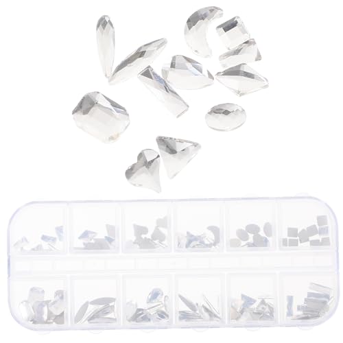 WOFASHPURET 1 Karton DIY Nail Art Charms Set Fächer Flatback Strasssteine Glänzende Nageldekorationen für Selbstklebende Nagelverzierung Kreative Nail Art für Alltag Party Urlaub Schule WOFASHPURET 1 Karton DIY Nail Art Charms Set Fächer Flatback Strasssteine Glänzende Nageldekorationen für Selbstklebende Nagelverzierung Kreative Nail Art für Alltag Party Urlaub Schule von WOFASHPURET