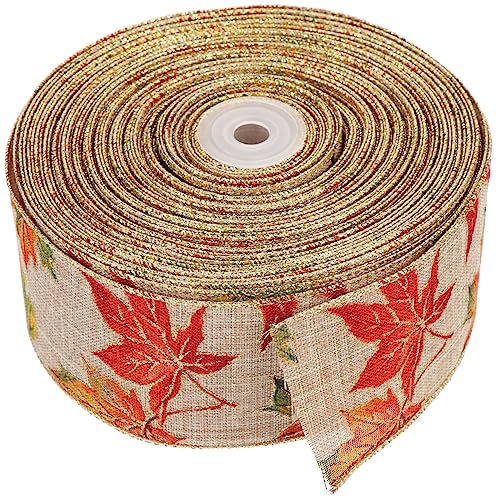 WOFASHPURET 1 Rolle Dekoratives Zuschneidbares Geschenkband mit Eisenrand Yards Vielseitig Einsetzbar für DIY Projekte und Festliche Dekoration aus Hochwertigem für Persönliche und Anlässe WOFASHPURET 1 Rolle Dekoratives Zuschneidbares Geschenkband mit Eisenrand Yards Vielseitig Einsetzbar für DIY Projekte und Festliche Dekoration aus Hochwertigem für Persönliche und Anlässe von WOFASHPURET