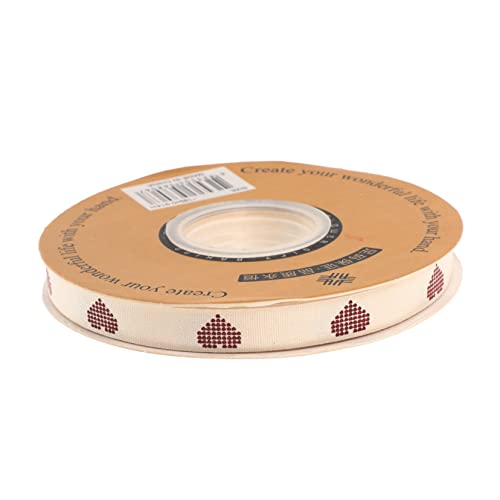 WOFASHPURET 1 Rolle Geschenkband mit Herzmotiv Yards für Valentinstag DIY Projekte Geschenkverpackung Dekoration von WOFASHPURET