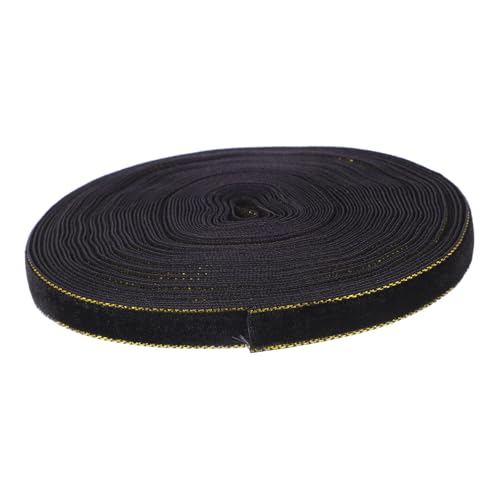 WOFASHPURET 1 Rolle Samtgewebe Bänder Für Handwerk Diy Crafting Ribbon Haarschmuck-bastelband Wickelband Schleifenband Selber Machen Haarschleifenband Band Für Hochzeitsband Schwarz WOFASHPURET 1 Rolle Samtgewebe Bänder Für Handwerk Diy Crafting Ribbon Haarschmuck-bastelband Wickelband Schleifenband Selber Machen Haarschleifenband Band Für Hochzeitsband Schwarz von WOFASHPURET