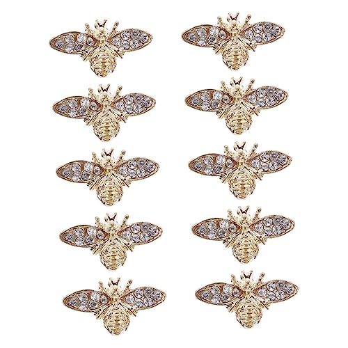 WOFASHPURET 10 Stück Vintage Bienen Nagelschmuck Teiliges aus Legierung für Kreative Nageldesigns für Feste und Anlässe Einfache Anwendung für Anfänger und Profis WOFASHPURET 10 Stück Vintage Bienen Nagelschmuck Teiliges aus Legierung für Kreative Nageldesigns für Feste und Anlässe Einfache Anwendung für Anfänger und Profis von WOFASHPURET