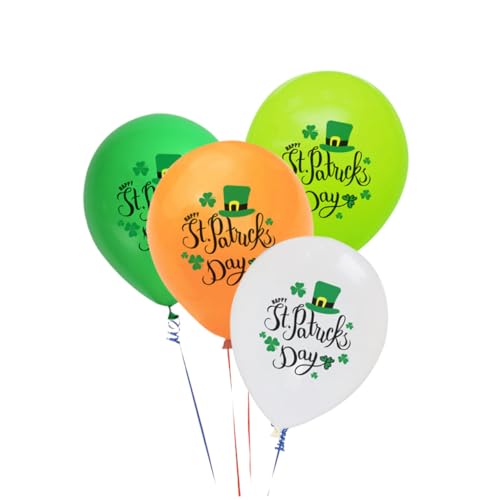 WOFASHPURET 100 Stück 12 irische luftballons dekor Paddys-Day-Party Zubehör für Partydekoration von WOFASHPURET