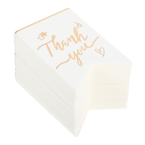 WOFASHPURET 100 Stück Geschenkverpackungsanhänger Schild Viel Schlüssel Feiern Geprägt Dankeschön-tags Für Die Brautparty Seide Gold Hängend Braut- Freude Gießen Etikett Ton Du Papier Weiß WOFASHPURET 100 Stück Geschenkverpackungsanhänger Schild Viel Schlüssel Feiern Geprägt Dankeschön-tags Für Die Brautparty Seide Gold Hängend Braut- Freude Gießen Etikett Ton Du Papier Weiß von WOFASHPURET