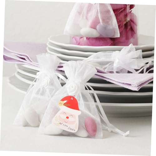 WOFASHPURET 100 Stück Weihnachtsanhänger aus Karton mit Handliche Geschenkanhänger für Weihnachten Festival-geschenk Tags Langlebig und Beschriftbar zum Dekorieren und Basteln von WOFASHPURET