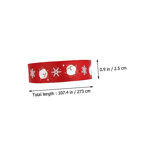 WOFASHPURET 12 Rollen Weihnachtsband Doppelseitiges Langlebiges Geschenkband Vielseitiges Dekoband für Diy Geschenkverpackung Weihnachtsbaum und Tischdeko Umweltfreundlich und Farbecht von WOFASHPURET