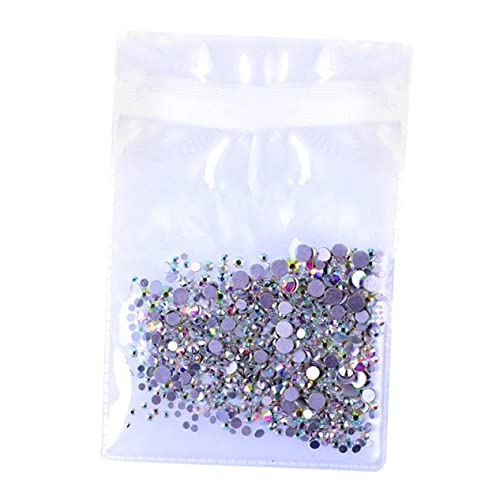WOFASHPURET 1440Stücke Kristallglas Flachboden Wasserbohrer Ab Farbbohrer Nageldesign Zubehör Transparent Für DIY Nagelkunst Und Bastelprojekte von WOFASHPURET