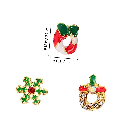 WOFASHPURET 2 Boxen Weihnachtliche Nail Art Strasssteine Maniküre Deko Boxen Legierung Nageldesign Diy Nagelkunst Zubehör WOFASHPURET 2 Boxen Weihnachtliche Nail Art Strasssteine Maniküre Deko Boxen Legierung Nageldesign Diy Nagelkunst Zubehör von WOFASHPURET