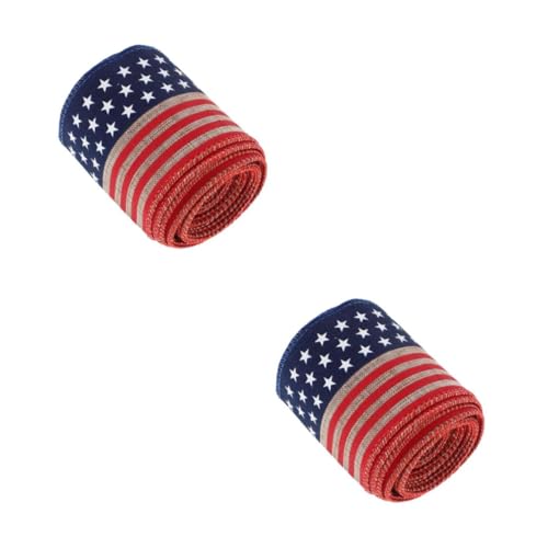 WOFASHPURET 2 Stück Patriotisches July Schleifenband mit Drahtrand Langlebiges Amerikanisches Flaggenband mit Sternen und Streifen Vielseitig für Kränze DIY Bastelprojekte und Innen Sowie WOFASHPURET 2 Stück Patriotisches July Schleifenband mit Drahtrand Langlebiges Amerikanisches Flaggenband mit Sternen und Streifen Vielseitig für Kränze DIY Bastelprojekte und Innen Sowie von WOFASHPURET