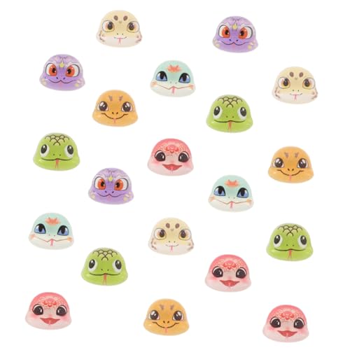 WOFASHPURET 20 Stück Snake Head Nagelcharms Süße Schlangenjahres Nail Art Dekorationen aus Resin für Maniküre Nail Art Accessoires für Einzigartige Designs und Diy Nagelkunst WOFASHPURET 20 Stück Snake Head Nagelcharms Süße Schlangenjahres Nail Art Dekorationen aus Resin für Maniküre Nail Art Accessoires für Einzigartige Designs und Diy Nagelkunst von WOFASHPURET