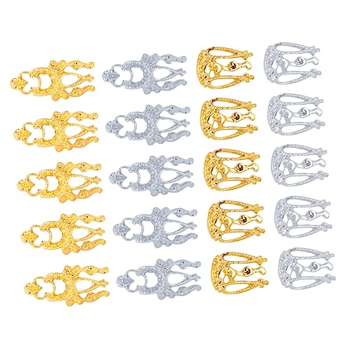 WOFASHPURET 20 Stück Teiliges Nagelkunst Dekorationen DIY Zubehör für Maniküre Gold Silber für Kreative Nageldesigns zu Hause Salon WOFASHPURET 20 Stück Teiliges Nagelkunst Dekorationen DIY Zubehör für Maniküre Gold Silber für Kreative Nageldesigns zu Hause Salon von WOFASHPURET