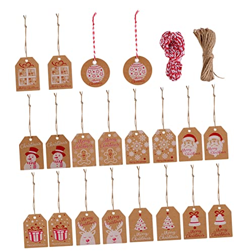 WOFASHPURET 200 Stück Teiliges Weihnachtsanhänger aus Robustem Kraftpapier mit Juteband Dekorative Geschenkanhänger und Baumschmuck für DIY Weihnachtsdeko Wiederverwendbar und Vielseitig WOFASHPURET 200 Stück Teiliges Weihnachtsanhänger aus Robustem Kraftpapier mit Juteband Dekorative Geschenkanhänger und Baumschmuck für DIY Weihnachtsdeko Wiederverwendbar und Vielseitig von WOFASHPURET
