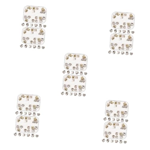 WOFASHPURET 240 Glas Strasssteine Transparent Flach Rückseite Schmuck Charms für DIY Nagelkunst Hochwertige Glassteine Langlebig für Party und Alltagsnutzung WOFASHPURET 240 Glas Strasssteine Transparent Flach Rückseite Schmuck Charms für DIY Nagelkunst Hochwertige Glassteine Langlebig für Party und Alltagsnutzung von WOFASHPURET