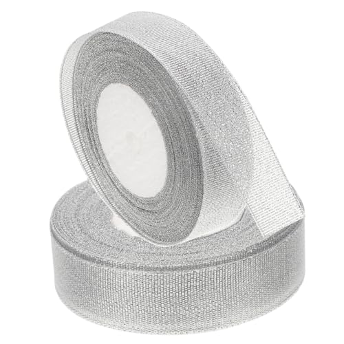 WOFASHPURET 2Rollen Geschenkband Yards Schillerndes Organza Band für DIY Hochzeit Geburtstagsfeiern und Dekoration Vielseitig Einsetzbare Handwerksbänder für WOFASHPURET 2Rollen Geschenkband Yards Schillerndes Organza Band für DIY Hochzeit Geburtstagsfeiern und Dekoration Vielseitig Einsetzbare Handwerksbänder für von WOFASHPURET