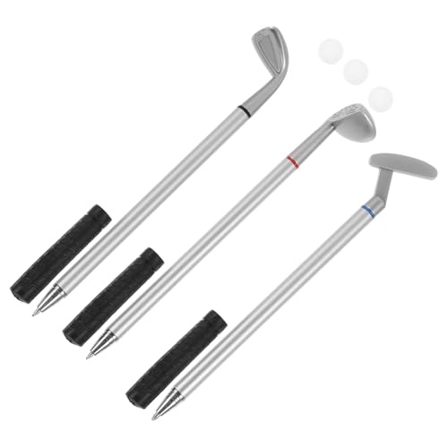 WOFASHPURET 3 Sätze Golf Kugelschreiber Teiliges Miniatur mit Schwarzem Blauem und Nachfüllmine für Schreibtisch Büro und Golfer Perfektes für Besondere Anlässe WOFASHPURET 3 Sätze Golf Kugelschreiber Teiliges Miniatur mit Schwarzem Blauem und Nachfüllmine für Schreibtisch Büro und Golfer Perfektes für Besondere Anlässe von WOFASHPURET