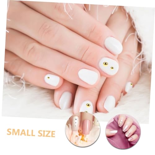 WOFASHPURET 4 Boxen Metal Nail Charms Mix Farben Stahlperlen Gold Silber Nagelkunst DIY Maniküre Zubehör für Salon Zuhause Nail Art Beads WOFASHPURET 4 Boxen Metal Nail Charms Mix Farben Stahlperlen Gold Silber Nagelkunst DIY Maniküre Zubehör für Salon Zuhause Nail Art Beads von WOFASHPURET