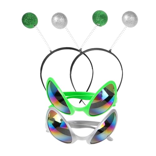 WOFASHPURET 4Stücke Teiliges Brillen und Haarband für Erwachsene und Lustige Partyaccessoires für Halloween Karneval Cosplay und Themenfeiern Robustes Langlebiges Material WOFASHPURET 4Stücke Teiliges Brillen und Haarband für Erwachsene und Lustige Partyaccessoires für Halloween Karneval Cosplay und Themenfeiern Robustes Langlebiges Material von WOFASHPURET