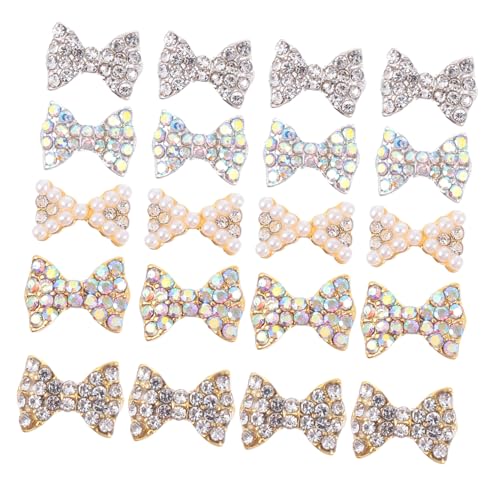 WOFASHPURET 50 Stück Teiliges Nail Art Charms mit Schleifen und Strasssteinen Nail Studs für Frauen Nageldekoration für Natürliche und Künstliche Nägel Geeignet für Beauty Salons und Partys WOFASHPURET 50 Stück Teiliges Nail Art Charms mit Schleifen und Strasssteinen Nail Studs für Frauen Nageldekoration für Natürliche und Künstliche Nägel Geeignet für Beauty Salons und Partys von WOFASHPURET