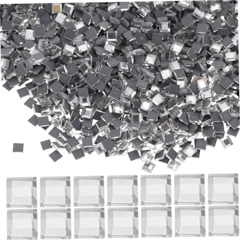 WOFASHPURET 5000 Stück Mini DIY Glas Mosaikfliesen Transparent Nagelkunst Dekoration für Maniküre Nail Art Ornamente Basteln und Heimdeko von WOFASHPURET
