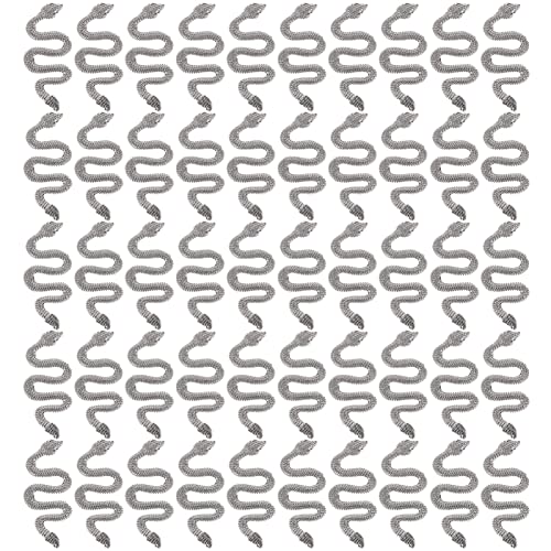 WOFASHPURET 50Stücke Schlangen Charms Retro Nagelkunst Dekoration Exquisite Snake Nail Art für Acrylnägel für DIY Maniküre Hochwertiges Design für Schillernde WOFASHPURET 50Stücke Schlangen Charms Retro Nagelkunst Dekoration Exquisite Snake Nail Art für Acrylnägel für DIY Maniküre Hochwertiges Design für Schillernde von WOFASHPURET