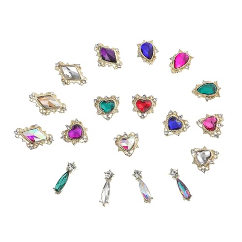 WOFASHPURET 54Stücke DIY Maniküre Dekore Nagelornamente Flachboden Charms Für Nageldesigns Für Home Salon Stilvolle Nageldekorationen WOFASHPURET 54Stücke DIY Maniküre Dekore Nagelornamente Flachboden Charms Für Nageldesigns Für Home Salon Stilvolle Nageldekorationen von WOFASHPURET