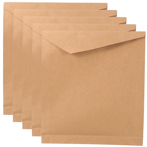 WOFASHPURET 5Stücke Kraftpapierbeutel mit Braune Papiertüten für Kleidung Dokumente und für Büro Schule Abschlussfeiern WOFASHPURET 5Stücke Kraftpapierbeutel mit Braune Papiertüten für Kleidung Dokumente und für Büro Schule Abschlussfeiern von WOFASHPURET