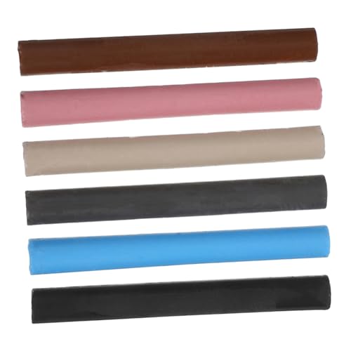 WOFASHPURET 6 Stück Holzwachs-Spachtelstift möbel reparaturset Füllstift für Holz Spachtelmasse für Holzböden Wachsreparaturset für Holzböden Wachs Stifte Holzspachtelstift Farbe klebt Holz WOFASHPURET 6 Stück Holzwachs-Spachtelstift möbel reparaturset Füllstift für Holz Spachtelmasse für Holzböden Wachsreparaturset für Holzböden Wachs Stifte Holzspachtelstift Farbe klebt Holz von WOFASHPURET
