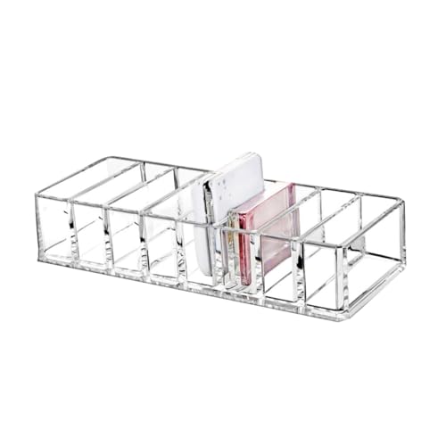 WOFASHPURET Fächer Kosmetik Organizer Transparente Make Up Aufbewahrungsbox für Lidschatten Lippenstift und Beauty Produkte Praktische Sortierbox für Schminkutensilien im Büro WOFASHPURET Fächer Kosmetik Organizer Transparente Make Up Aufbewahrungsbox für Lidschatten Lippenstift und Beauty Produkte Praktische Sortierbox für Schminkutensilien im Büro von WOFASHPURET