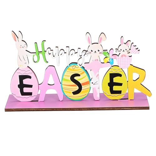 WOFASHPURET Holz Dekoration Niedliches Hase Mittelstück für Festliche Tischgestaltung Langlebig und Freistehend für Frühlingsfeiern Ostern für Familie WOFASHPURET Holz Dekoration Niedliches Hase Mittelstück für Festliche Tischgestaltung Langlebig und Freistehend für Frühlingsfeiern Ostern für Familie von WOFASHPURET