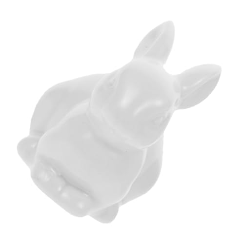 WOFASHPURET Keramik Figur Mini Bunny Statue für Desktop Decor Realistische Ornament Landschaft WOFASHPURET Keramik Figur Mini Bunny Statue für Desktop Decor Realistische Ornament Landschaft von WOFASHPURET